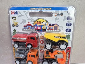 Set 8 vehiculos chicos construccion y bomberos 7709 (2)